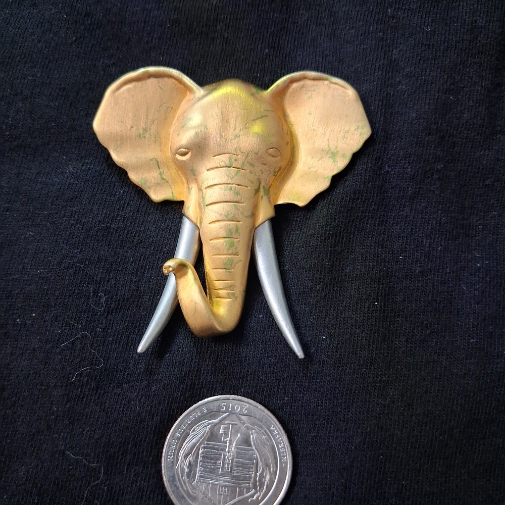 Elephant Brooch